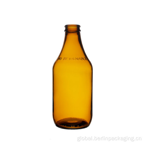 330ml Amber Glass Beer Bottle 296ml Amber Beer Bottle Short Neck Supplier